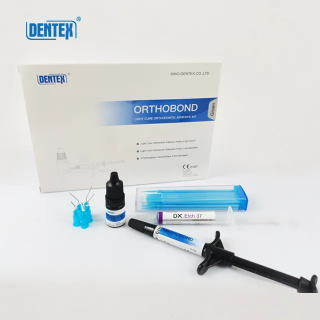 Dental orthodontic orth-bonding bracket light-cure orthodontic adhesive