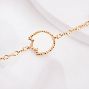 <span class=keywords><strong>Bracciale</strong></span> di Lusso Serie Hot Cross-border con Fiori di Ciliegio e <span class=keywords><strong>Coccinella</strong></span>, <span class=keywords><strong>Bracciale</strong></span> alla Moda a Doppia Faccia in Madreperla con Cinque Motivi - Product Image 4