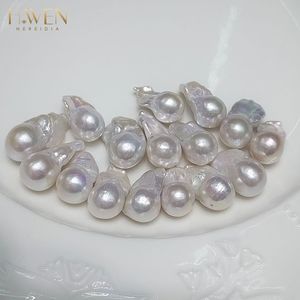 Hạt ngọc trai nước ngọt tự nhiên hình khoai tây 3A cấp 9-19mm màu trắng/hồng/tím, bán buôn, dùng làm đồ thủ công DIY - Product Image 4