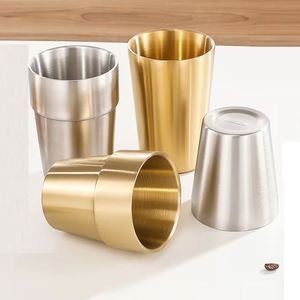 Vaso Térmico Apilable de Acero Inoxidable de Doble Pared Personalizado de 175 ml, 260 ml, 300 ml, 350 ml, 450 ml para Café, Té, Leche, Cerveza - Product Image 2