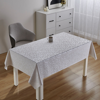 Nappe élégante effet perle RNPT, PVC imperméable, surface texturée, anti-huile, facile à nettoyer, décoration de table pour la maison