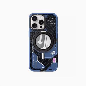 <span class=keywords><strong>Youngkit</strong></span> เคสแม่เหล็ก PC ฝ้าสำหรับ iPhone 15 Pro Max 360 ° ตัวยึดแม่เหล็กหมุนได้ - Product Image 2