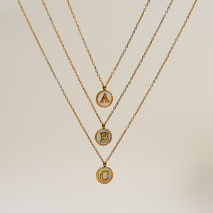 Zogxin Letter Pendant Necklace Gold Chain Alphabet Initial Charm For Women Everyday Wear Fashion Jewelry - Product Image 3