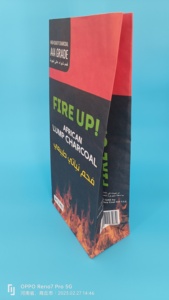 Túi Bao Bì Giấy Màu Nâu In Tùy Chỉnh 3Kg 5Kg 10Kg Túi Bao Bì Than Giấy Nướng BBQ - Product Image 2