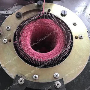 Máquina para tejer estropajo esponja acero