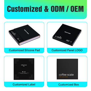 2025 nuovo Design portatile <span class=keywords><strong>scala</strong></span> di caffè tipo-C ricarica elettronica per caffè bilancia con luce ambientale laterale per Espresso - Product Image 3