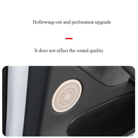 Cache-haut-parleur de porte de voiture, garniture décorative pour haut-parleur, accessoires intérieurs pour Tesla Model Y Juniper Model 3 Highland 2025