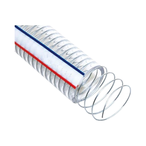 PVC <strong>Spiral</strong> <strong>Hose</strong> High Pressure Spring Steel Wire Durable Flexible Butt Fusion Connection Industrial Use Irrigation - Product Image 1
