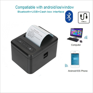 Impresora térmica de dientes azules con etiquetas de 3 pulgadas, impresora de etiquetas de 80mm, informes de inspección de interfaz USB BT y otros informes de impresión de etiquetas - Product Image 4