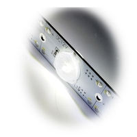 Barre de module de rideau double face à suspension centrale 6500K pour éclairage de deux côtés, bande LED, vente chaude en usine