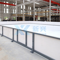 Système de panneaux de protection en plastique personnalisés pour patinoire, anti-UV, pour hockey sur glace