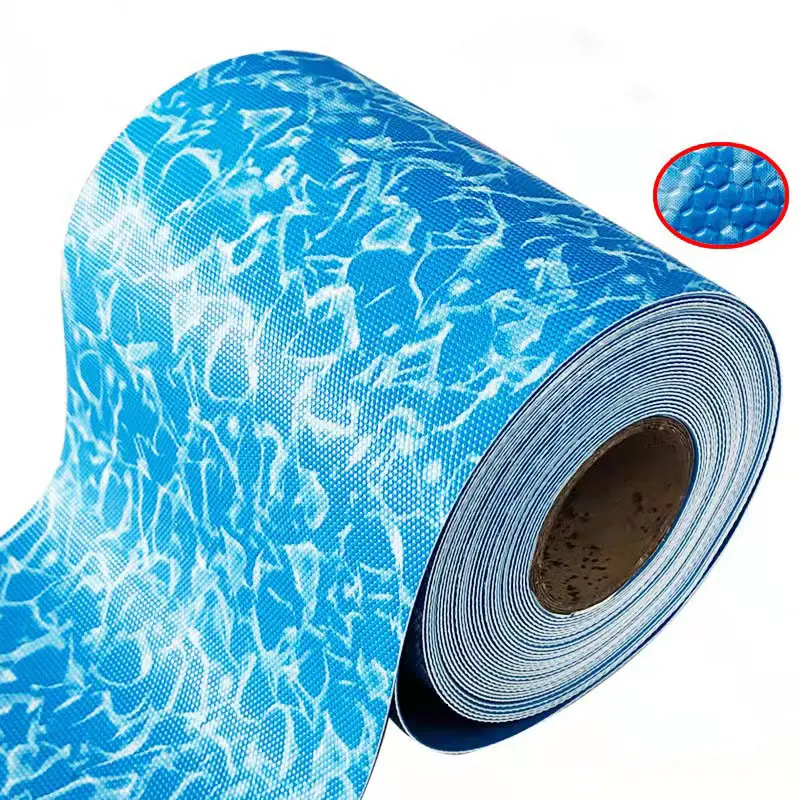 Factory wholesale pool accessories 1.5mm reinforced ocean blue pool pvc liner with anti-uv for Inground swimming pools