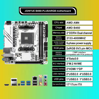 JGINYUE AMD AM4 ITX b450 Motherboard mendukung Ryzen R3 R5 R7 1/2/3/4/5 seri CPU DDR4 RAM B450I-PLUS ARGB MB harga pabrik