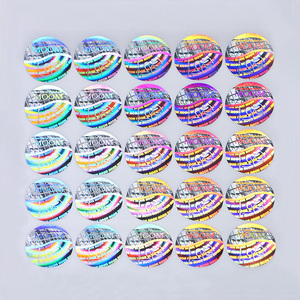 Chất Lượng Cao Tái Chế Pet Dính Sticker Tùy Chỉnh Chết Cắt Mã QR Ba Chiều Eas Rf Nhãn Độc Đáo Thiết Kế Ba Chiều Cho Số Lượng Lớn - Product Image 5