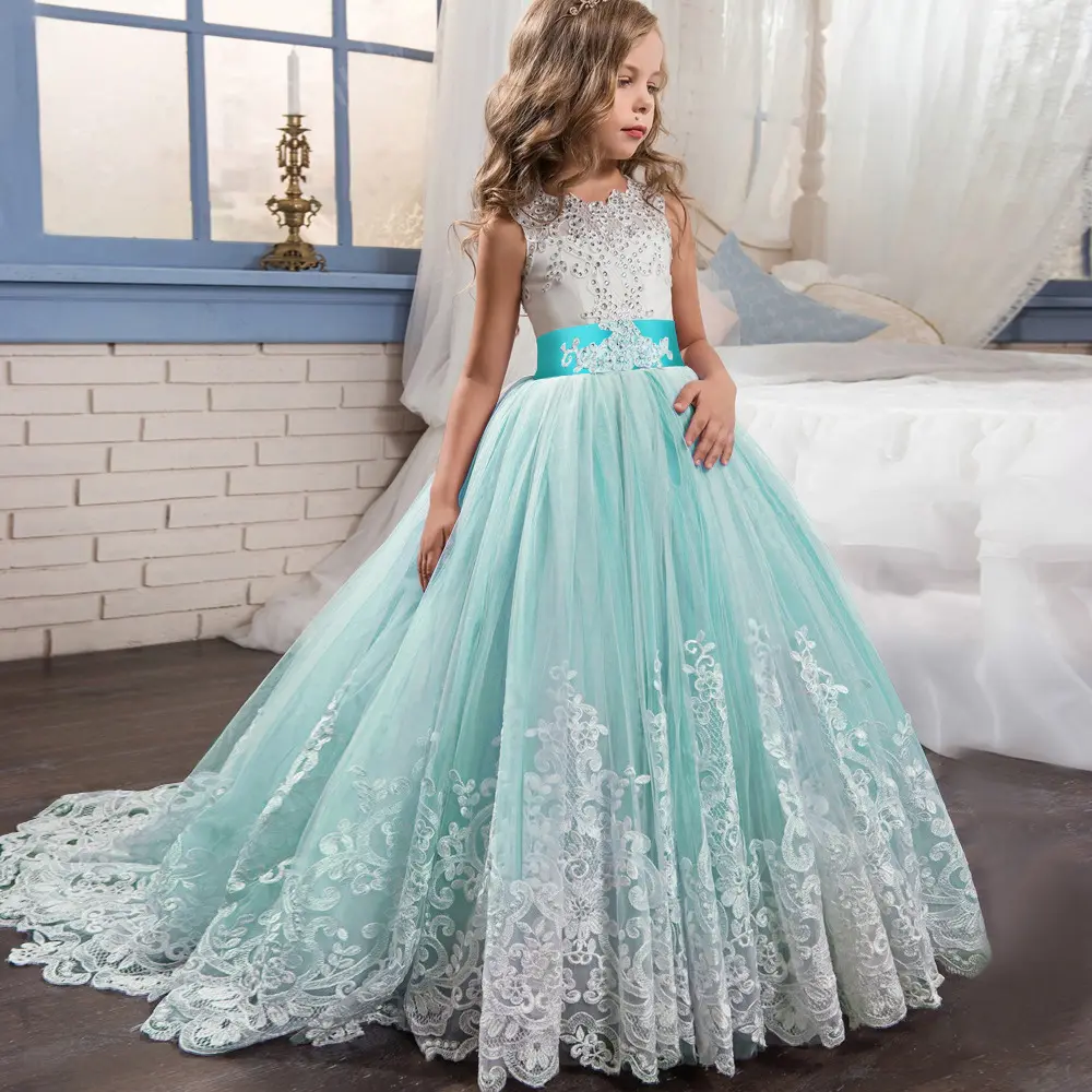 Latest Baby Girls Frock Designs Photos Princess Dresses Smocked Children's Clothing Children Clothes LP-231