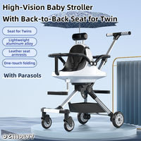 Nouveau modèle de chaise poussoir de haute qualité pliable double poussette de voyage pour bébé vente en gros de Chine pour les bébés et les tout-petits