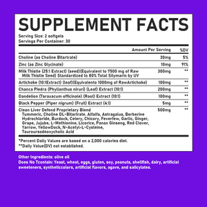 High Quality Liver Detox Cleanse Softgels with Clean Liver Defend Proprietary <b>Blend</b> Supports Digestive Health Dandelion Softgels - Product Image 2