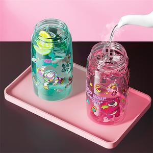 500ml Strawberry Bear, Buzz Light Year, Elsa <strong>Princess</strong>, Marvel Factor Cartoon Design Tritan <strong>Water</strong> <strong>Bottle</strong> for Kids - Product Image 3