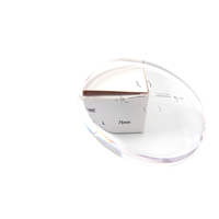 Lentilles optiques en résine asphériques bifocales transparentes monobloc Pioneer avec revêtement UC HC HMC EMI 70/65 mm pour lunettes