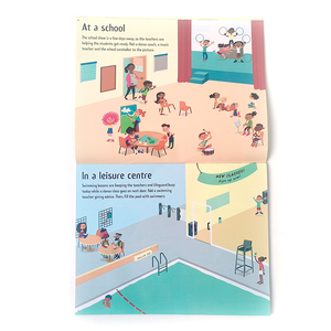 Escena personalizada repetidamente y reutilizable para colorear pegatina <span class=keywords><strong>libro</strong></span> <span class=keywords><strong>de</strong></span> actividades pegado niños impresión libros <span class=keywords><strong>de</strong></span> actividades para niños - Product Image 5