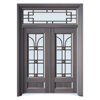 Porte d'entrée de sécurité moderne pour villa, finition OEM, antivol, porte d'entrée intérieure pour appartement résidentiel, personnalisable