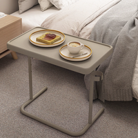 Table élévatrice d'ordinateur de bureau Simple de chevet bjflamingo Table PC pliante confortable avec porte-gobelet