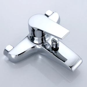 Xử lý Đơn Treo Tường vòi và vòi hoa sen nóng và lạnh tắm vòi sen Mixer với diverter cho khách sạn cho phòng tắm - Product Image 2