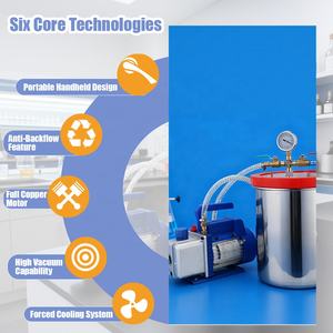 Résine époxy de qualité professionnelle en gros, pour chambre de dégazage sous vide, pompe à vide basse pression, seau de défoaming, laboratoire - Product Image 3