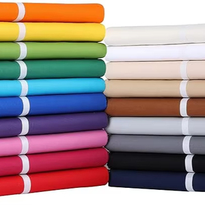 Tela 100% Algodón Satén 300TC 400TC 500TC Colores Sólidos Alta Densidad Peinada 285cm de Ancho Tejida para Juegos de Sábanas - Product Image 1