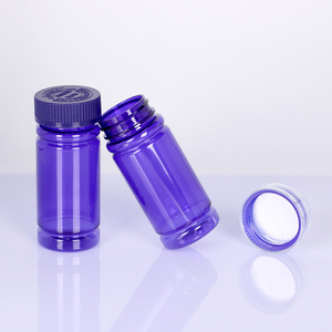 Transparent Customized Capsule <b>Bottle</b> Pharmaceutical Packaging PET Plastic For Health Products <b>Pill</b> Jar With CRC Screw Cap - Product Image 6