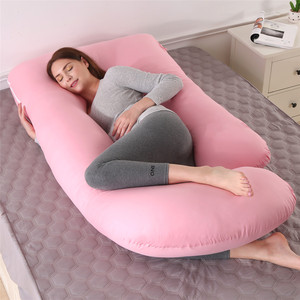 Lightweight U-Shaped Full Body Nursing Pillow for Pregnant Women <b>Memory</b> & Massage Features for Hotel & Camping Use <b>Foam</b> Filled - Product Image 2