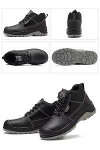Botas de trabajo resistentes al desgaste para obras de construcción, ropa de trabajo, zapatos deportivos impermeables y antideslizantes para senderismo para hombres - Product Image 4