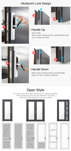 ROGENILAN Maison américaine Portes <span class=keywords><strong>d</strong></span>'<span class=keywords><strong>entrée</strong></span> modernes <span class=keywords><strong>en</strong></span> aluminium Portes extérieures <span class=keywords><strong>en</strong></span> acier inoxydable <span class=keywords><strong>Porte</strong></span> <span class=keywords><strong>d</strong></span>'<span class=keywords><strong>entrée</strong></span> principale moderne avec serrure numérique - Product Image 4