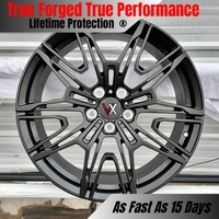 Jantes forgées monobloc VeroX Custom 18/19/20/21/22 pouces style HF-6 Satin Gunmetal Deep Concave pour GLE Q8 Range Rover Sport Model X