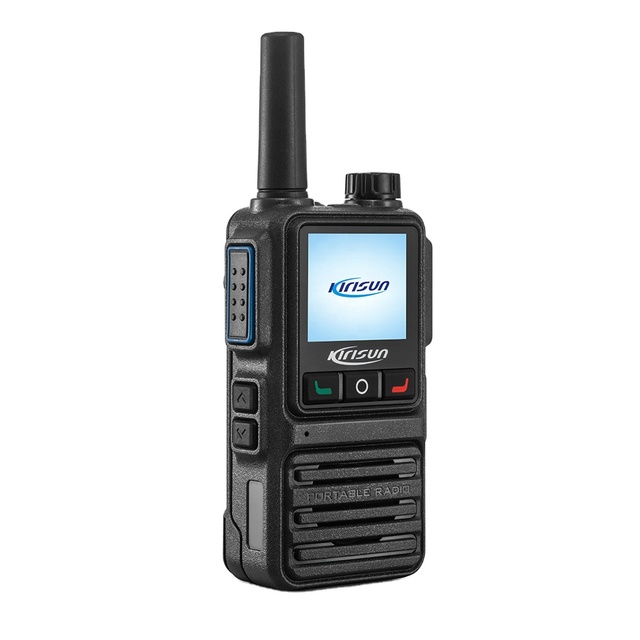 Kirisun T330 Portable 4G LTE PoC Radio Push to Talk Communications Via Cellular Network GPS Network Without Coverage Issue