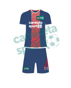 Azul-Rojo Pride Style Football Soccer Jersey Set Uniforme 24-25 Season Double Victory No.10 Player Quality Version Dambala - Product Image 2