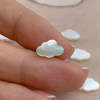 Vente en gros de perles en nacre naturelle blanche pour accessoires de fabrication de bijoux