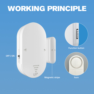<span class=keywords><strong>Alarm</strong></span> pintu sistem keamanan rumah, sensor pintu magnetik anti Maling, <span class=keywords><strong>Alarm</strong></span> Sensor langkah pintu untuk keselamatan anak - Product Image 2