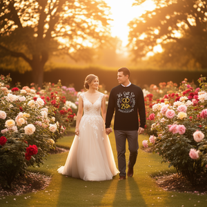 T-shirt à manches longues pour couple, cadeau de mariage, 25e anniversaire, We Still Do - Product Image 3