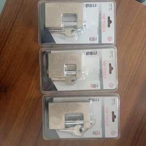 तुर्की के लिए उच्च गुणवत्ता वाला आयताकार ठोस पीतल स्प्रिंग जंपिंग निकल क्रोम प्लेटेड पैडलॉक - Product Image 4