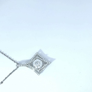 18K White Gold Lab Grown Diamond Filled Round Brilliant Cut IGI Certified Unisex Tennis Choker <b>Necklace</b> - Product Image 4
