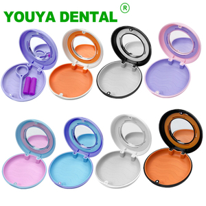 Estuche Personalizable para Retenedores Dentales de Plástico con Orificios de Ventilación, Almacenamiento de Dentaduras Postizas, <span class=keywords><strong>Ortodoncia</strong></span>, Alineadores Invisibles, Higiene Bucal - Product Image 1