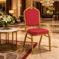 Chaise de banquet personnalisable en fer forgé pour hôtels, mariages et événements – Vente en gros