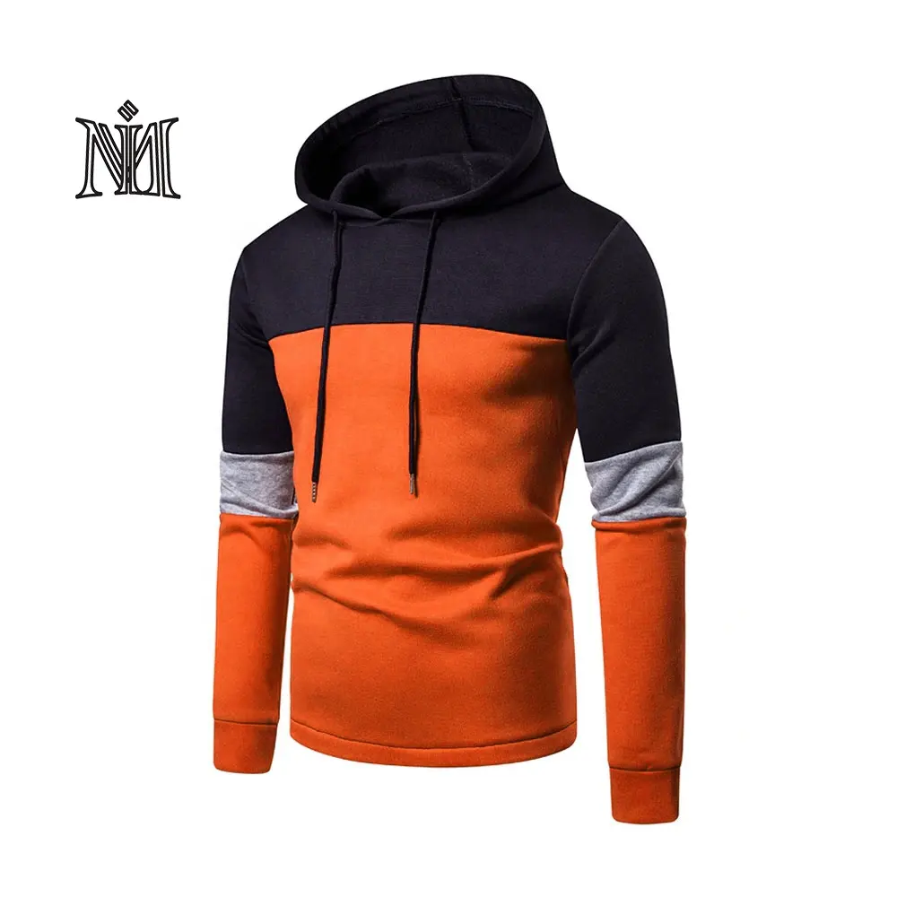 Hoodies dos homens personalizados mais leve camisola quente dupla cor hoodie etiqueta personalizada sopro impressão hoodies