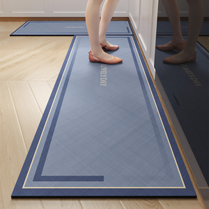 พรมปูพื้นห้องครัวกันลื่นน้ำหนักเบาหรูหราพรมสกปรกทำความสะอาดได้กันน้ำมันสำหรับใช้ในครัวเรือน - Product Image 2