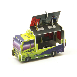 Rompecabezas 3D de Camión Personalizado, Juguete Educativo Hecho a Mano para Niños, Ayuda para el Aprendizaje Temprano, OEM, ODM, Venta al Por Mayor - Product Image 4