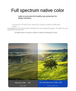 Ventilador de techo de pulgadas de alto Lámpara LED regulable Ventilador de techo moderno con motor de CC silencioso con luz - Product Image 6