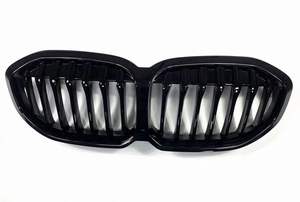 Grille avant pour <span class=keywords><strong>BMW</strong></span> série 1 F40 modifié simple ligne double ligne noir brillant filet chinois tricolore - Product Image 4