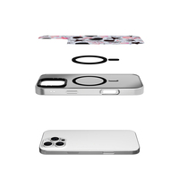 Support des motifs d'impression UV Couverture arrière Logo de couleur gravé Cadre de caméra TPU + PC Coque de téléphone pour iPhone 17 Air Pro Max