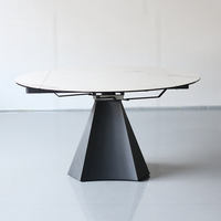 Meilleur prix pour un ensemble de table à manger de conception nouvelle, 4 à 6 places, table à manger télescopique multifonctionnelle